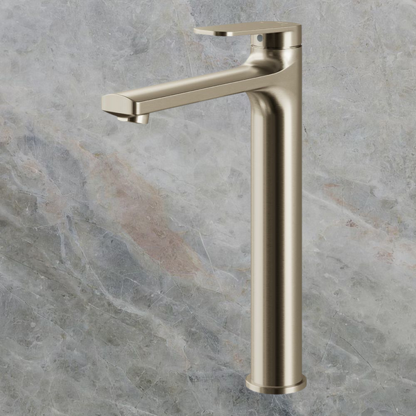 Argent Pace 2.0 Vessel Basin Mixer Brushed Nickel Lead Free