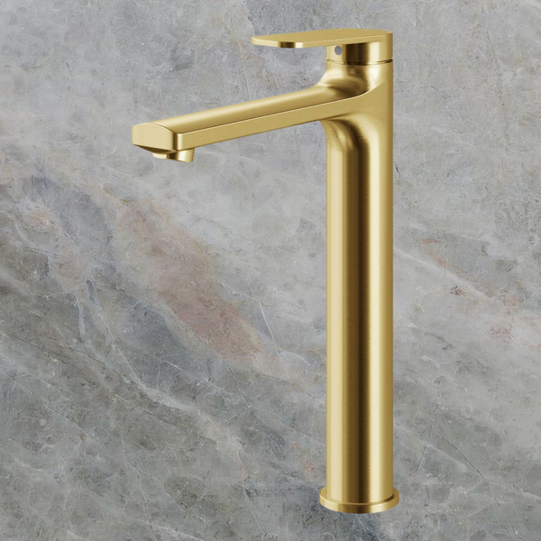 Argent Pace 2.0 Vessel Basin Mixer Brushed Gold Lead Free