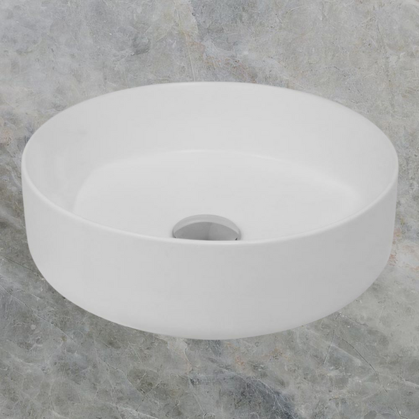 Argent Grace Neu 355 Round Vessel Basin Matte White