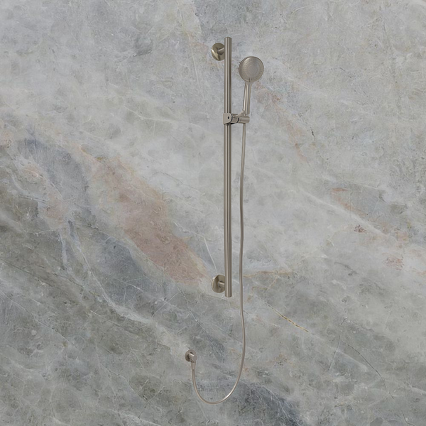 Villeroy & Boch ViCare Trio Designer 32 Shower Rail Set Brushed Nickel