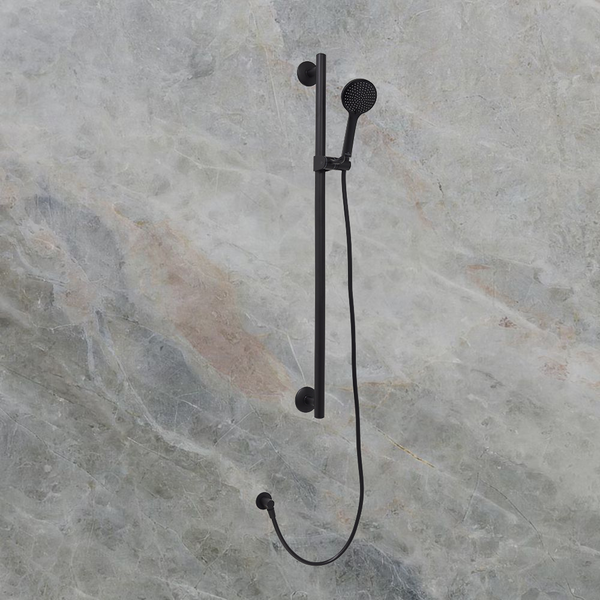 Villeroy & Boch ViCare Trio Designer 32 Shower Rail Set Matte Black