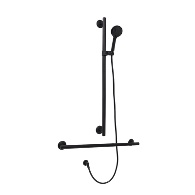 Villeroy & Boch ViCare Trio Designer 32 T Shower Rail Set Universal Matte Black