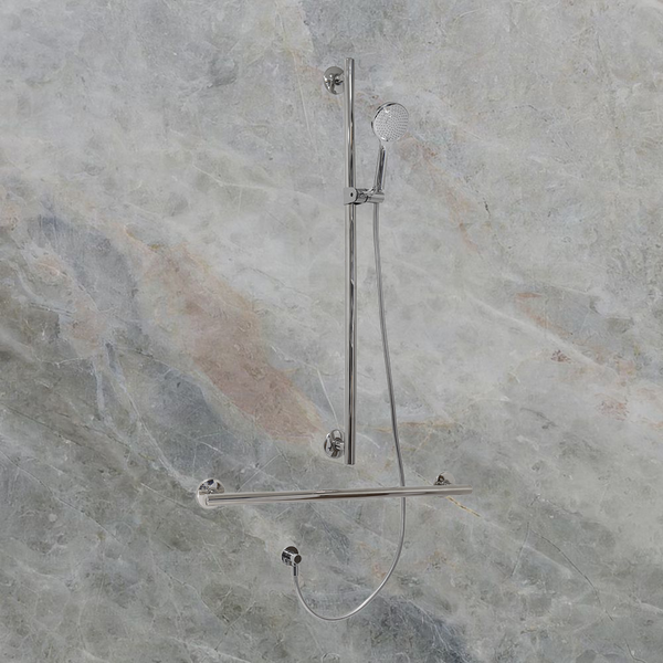 Villeroy & Boch ViCare Trio Designer 32 T Shower Rail Set Universal Chrome