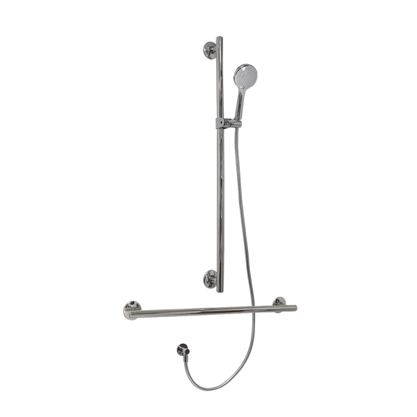 Villeroy & Boch ViCare Trio Designer 32 T Shower Rail Set Universal Chrome