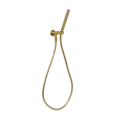 Villeroy & Boch Embrace Pure Adjustable Hook & Union Shower Set Brushed Gold