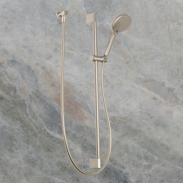 Villeroy & Boch Architectura Style Trio 800mm Shower Rail Set Brushed Nickel