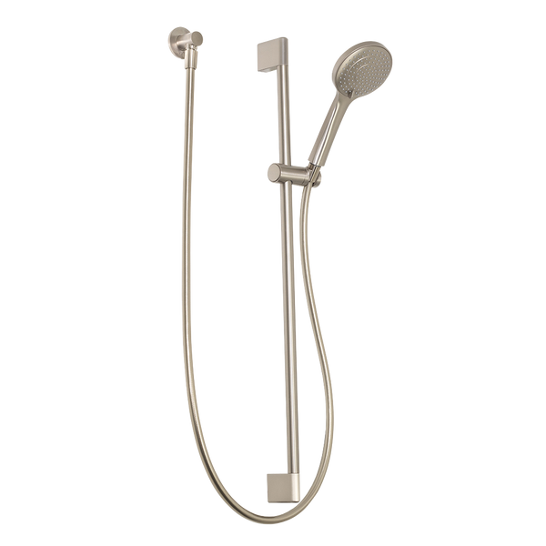 Villeroy & Boch Architectura Style Trio 800mm Shower Rail Set Brushed Nickel