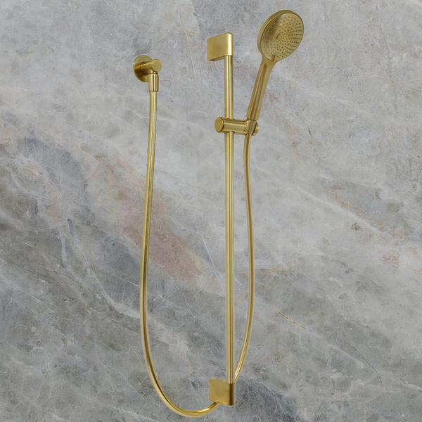 Villeroy & Boch Architectura Style Trio 800mm Shower Rail Set Brushed Gold