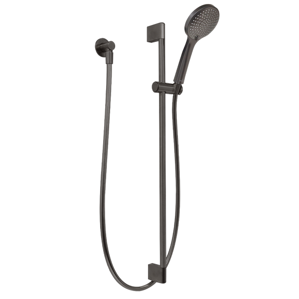Villeroy & Boch Architectura Style Trio 800mm Shower Rail Set Gunmetal