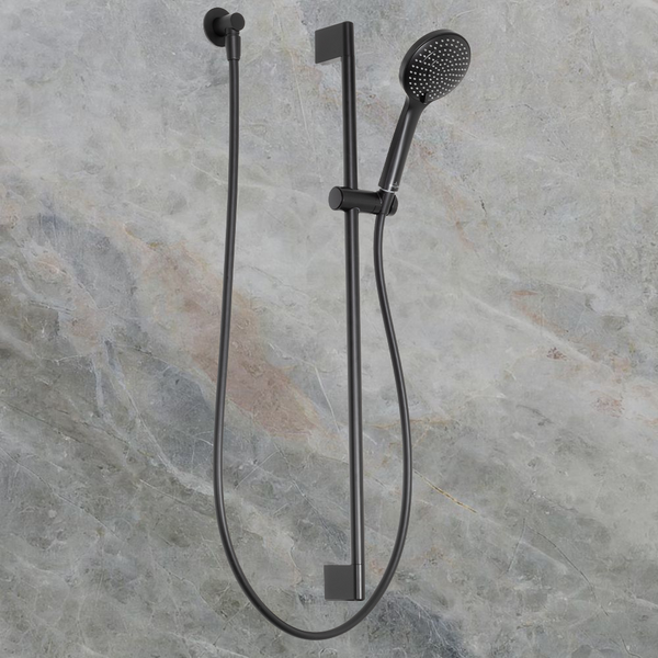 Villeroy & Boch Architectura Style Trio 800mm Shower Rail Set Matte Black