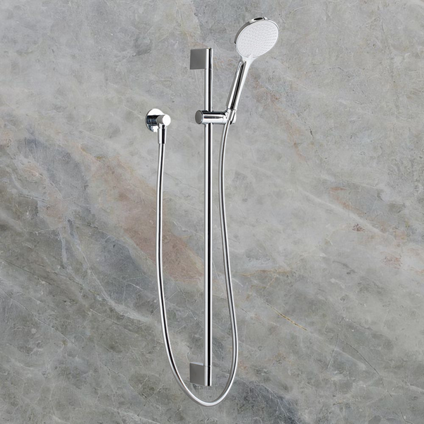 Villeroy & Boch Architectura Style White Intensive Silicon Shower Rail Set Chrome