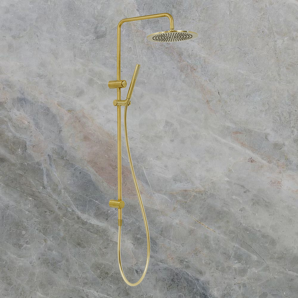 Villeroy & Boch Embrace Pure 250mm Shower System Brushed Gold