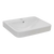 Argent Zen Neu 615mm Wall Hung Basin with Overflow 1 Tap Hole Gloss White