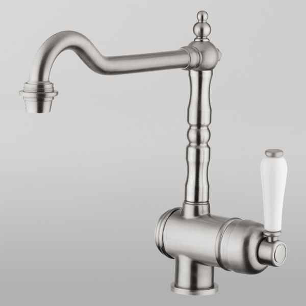 Armando Vicario Provincial Single Lever Kitchen Mixer Brushed Nickel