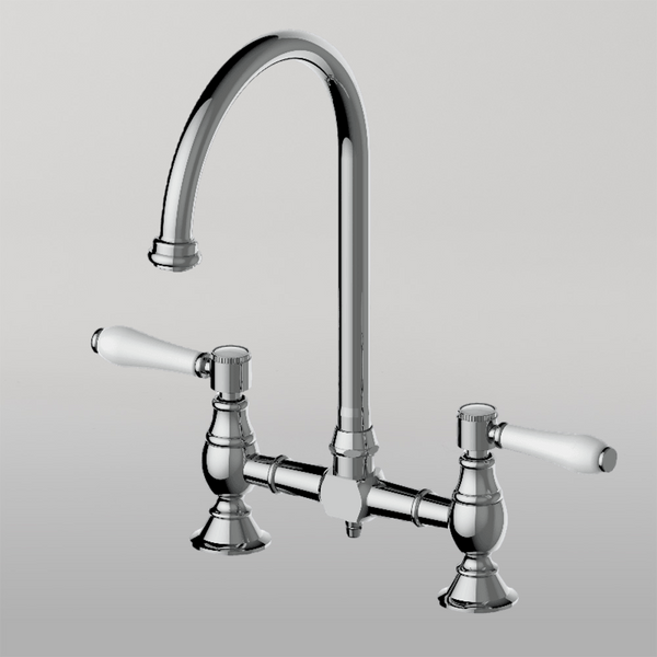 Armando Vicario Provincial Exposed Breach Kitchen Tap Chrome
