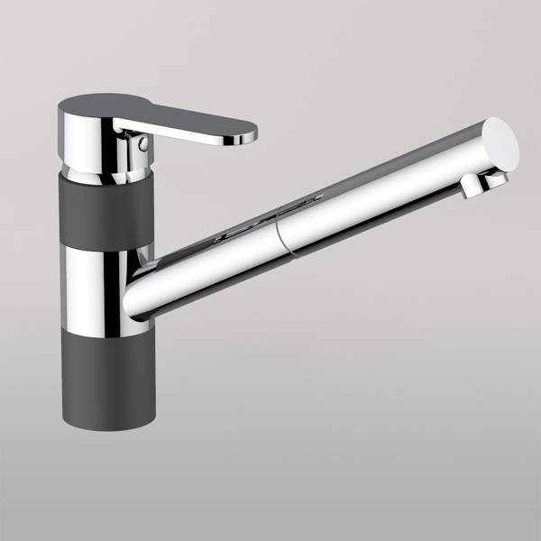 Armando Vicario Isa Pull Out Kitchen Mixer Onyx