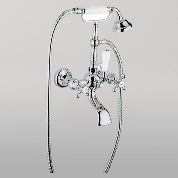Armando Vicario Provincial Wall Mounted Bath Filler Chrome