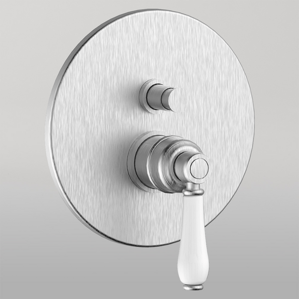 Armando Vicario Provincial Wall Mounted Diverter Mixer Brushed Nickel