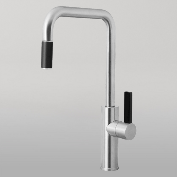 Armando Vicario Luz Kitchen Mixer With Pull-Out Brushed Chrome