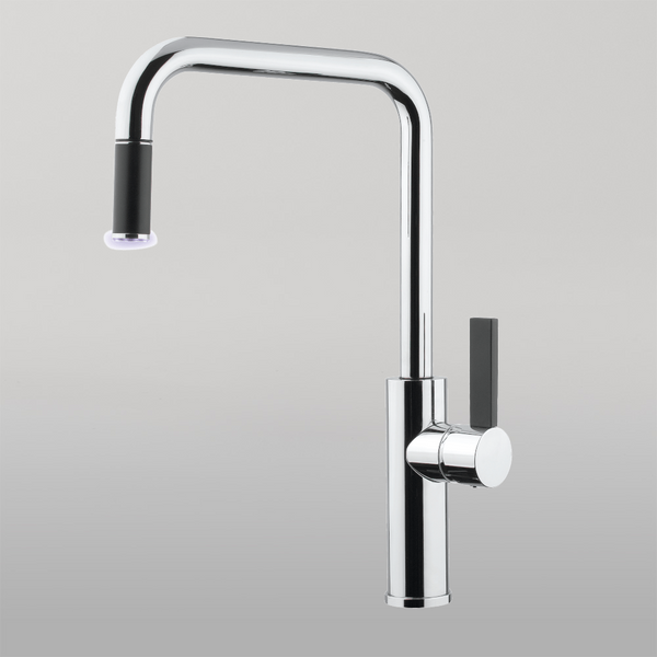 Armando Vicario Luz Kitchen Mixer With Pull-Out Chrome
