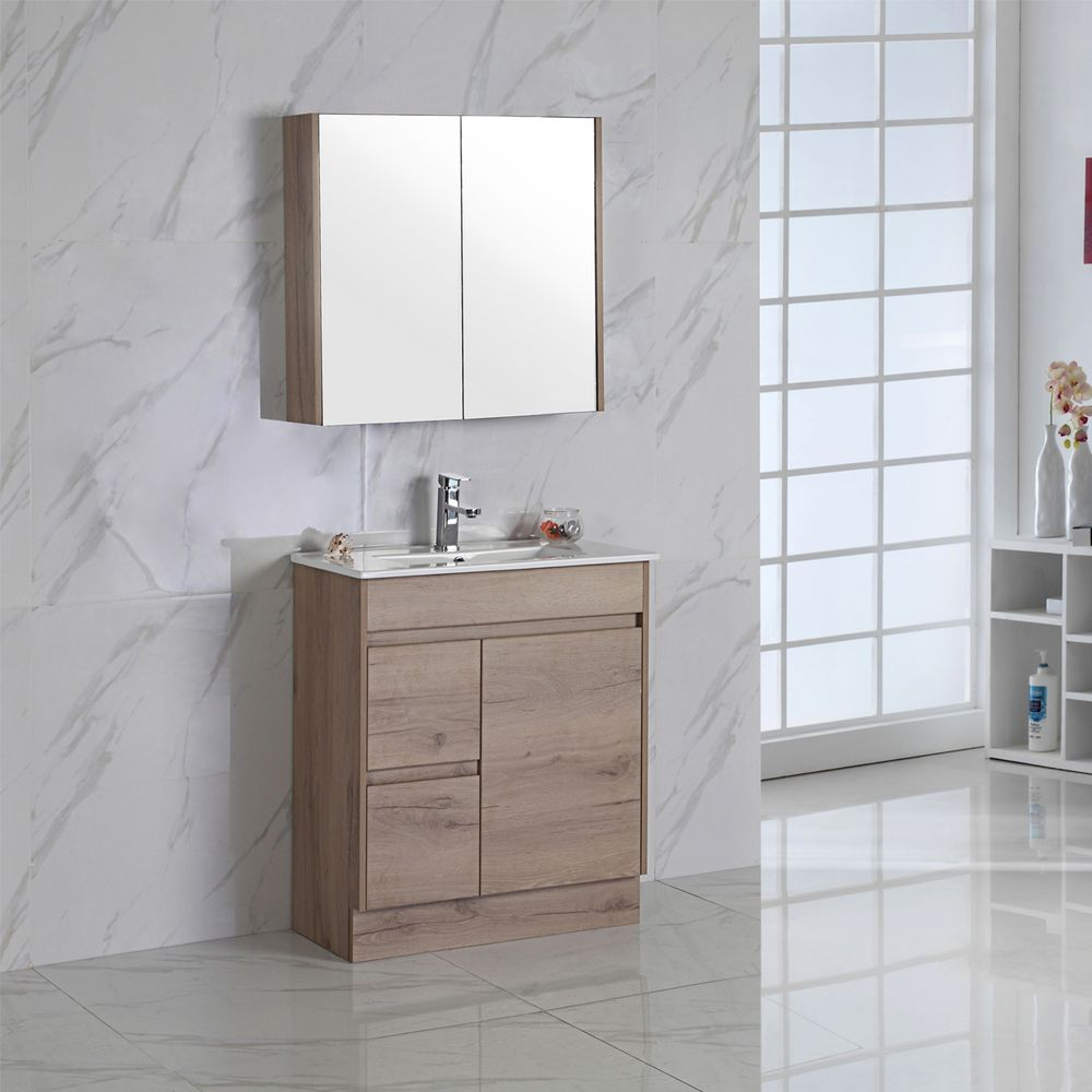 The York slim vanity is a perfect vanity for any compact bathrooms. It measures 360mm in depth, featuring exquisite detailing of the timber finish, drawers and doors design are able to put all your bathroom needs neatly, a handy internal shelf is also included. This York vanity will offer ample space for your bathroom