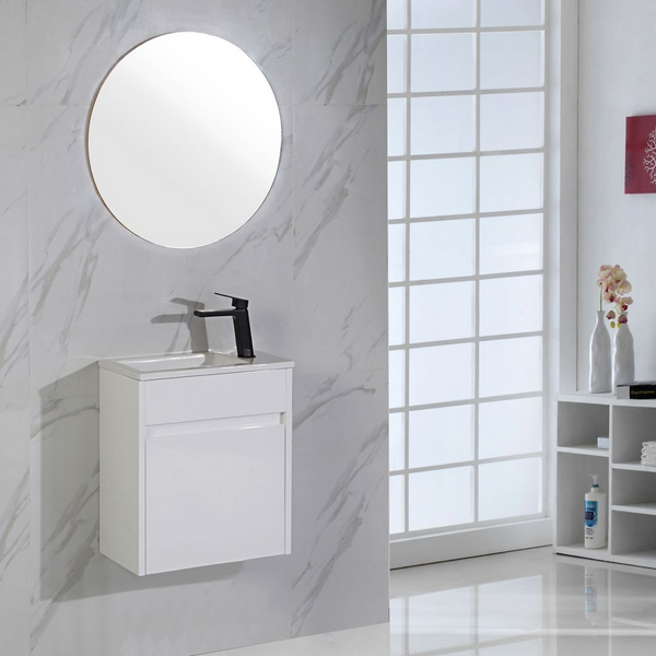 Aulic Brant 465mm Wall Hung Powder Room Vanity