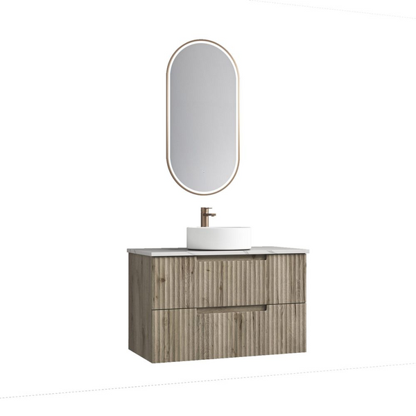 Aulic Tuscana 900mm Wall Hung Vanity