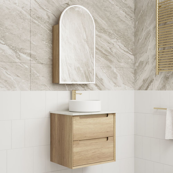 Aulic Moreno 600mm Wall Hung Vanity
