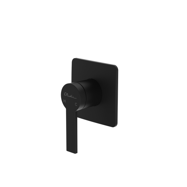Oliveri Barcelona Wall Mixer Matte Black