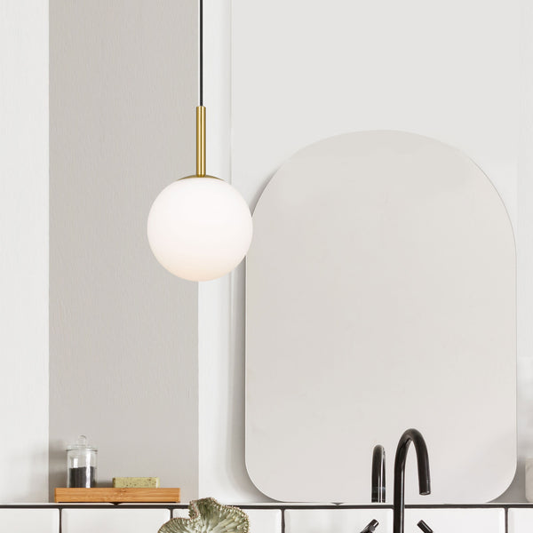 Telbix Bally 8 Pendant Antique Gold