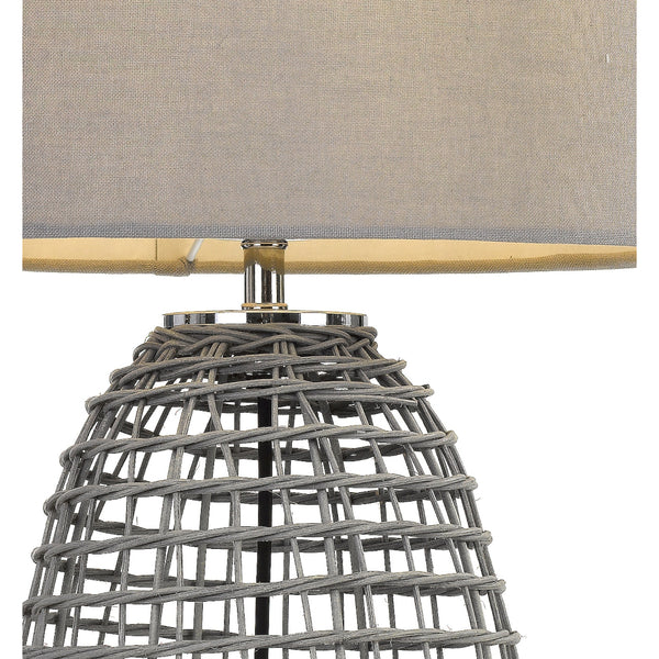 Telbix Bayz 40 Table Lamp Grey