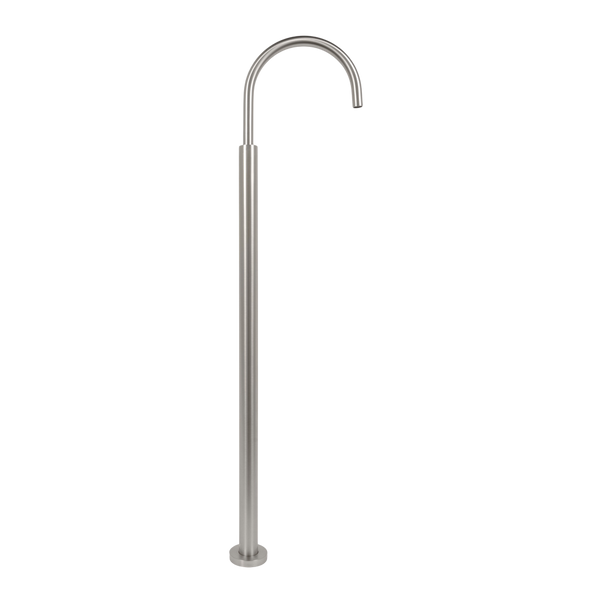 Alma Mira Freestanding Floor Spout Brushed Nickel