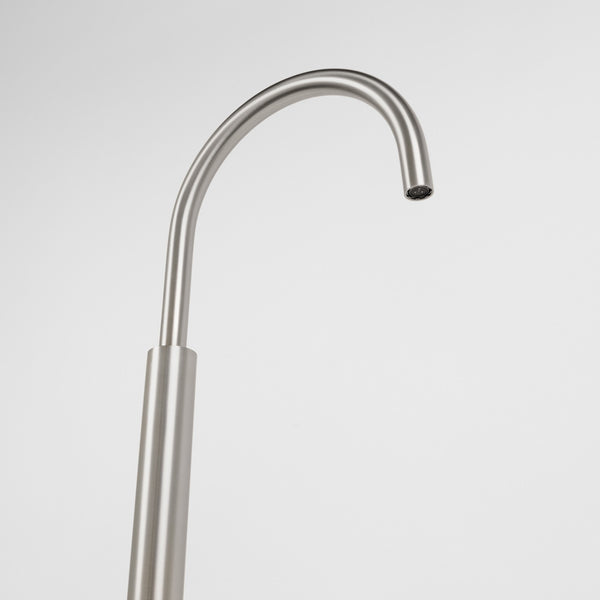Alma Mira Freestanding Floor Spout Brushed Nickel
