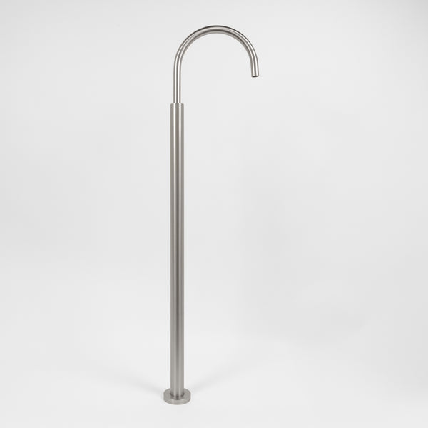 Alma Mira Freestanding Floor Spout Brushed Nickel