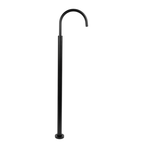 Alma Mira Freestanding Floor Spout Matte Black
