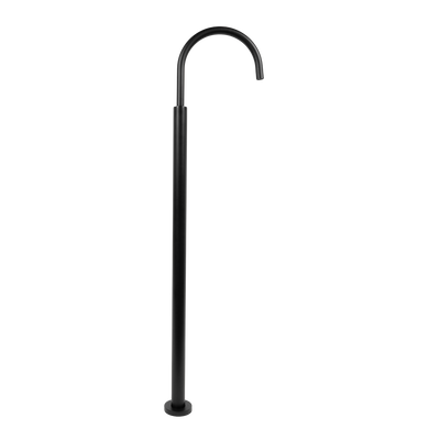 Alma Mira Freestanding Floor Spout Matte Black