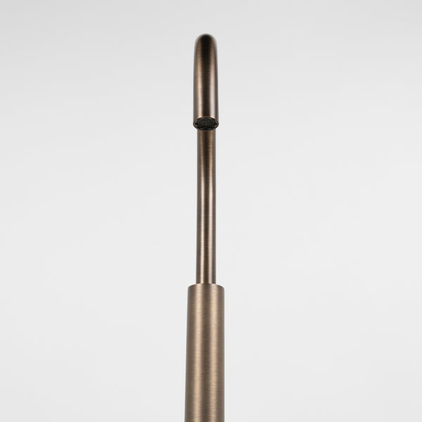 Alma Mira Freestanding Floor Spout Brushed Vintage Antique Brass