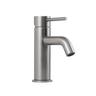 Alma Mira Brushed Nickel Short Basin Mixer
