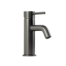 Alma Mira Brushed Gunmetal Short Basin Mixer