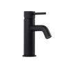 Alma Mira Matte Black Short Basin Mixer