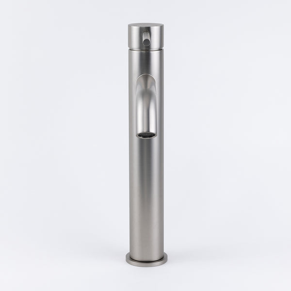 Alma Mira Brushed Nickel Tall Basin Mixer