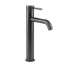 Alma Mira Brushed Gunmetal Tall Basin Mixer