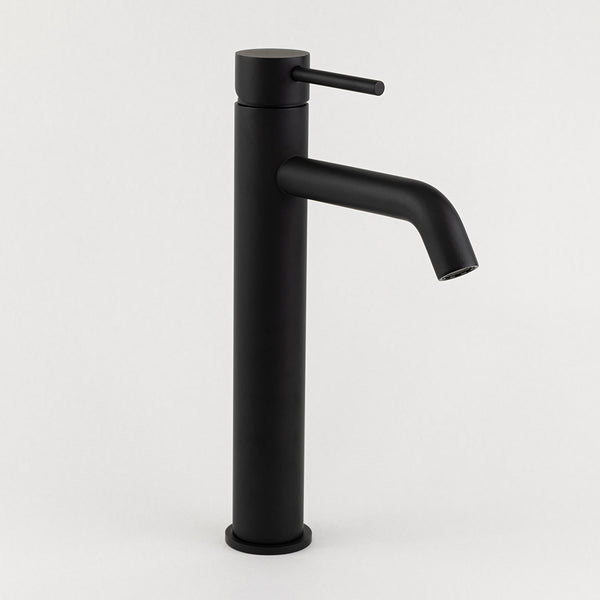 Alma Mira Matte Black Tall Basin Mixer