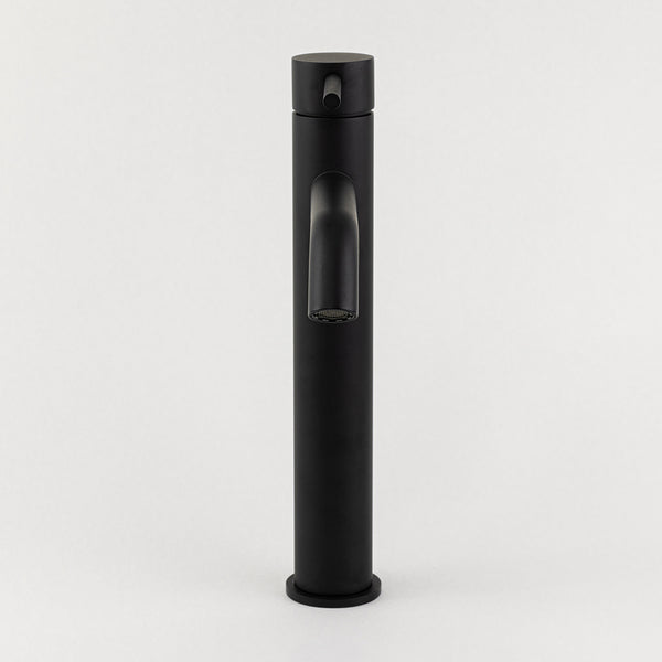 Alma Mira Matte Black Tall Basin Mixer