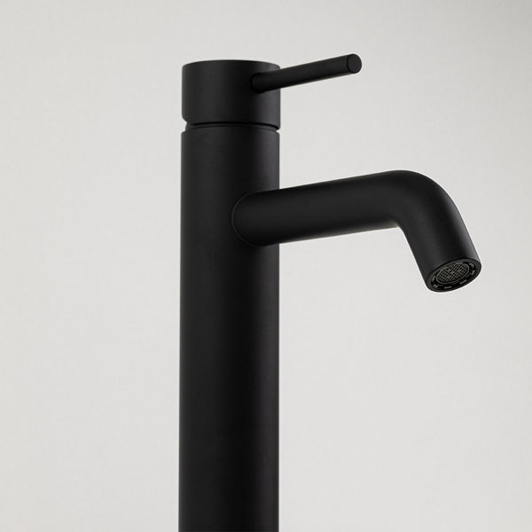 Alma Mira Matte Black Tall Basin Mixer