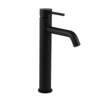 Alma Mira Matte Black Tall Basin Mixer