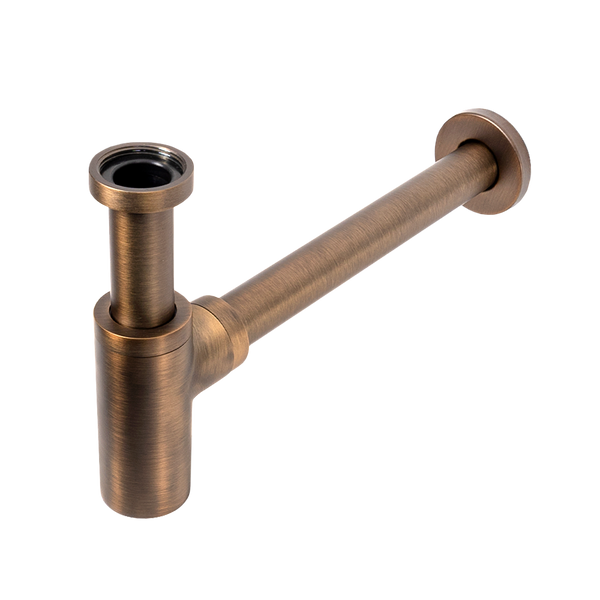 Alma Vintage Antique Brass Bottle Trap