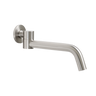 Alma Mira Brushed Nickel Swivel Wall Spout