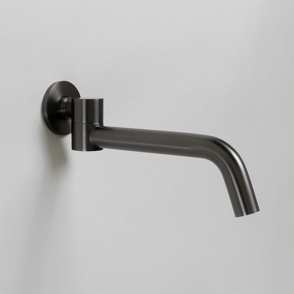 Alma Mira Brushed Gunmetal Swivel Wall Spout