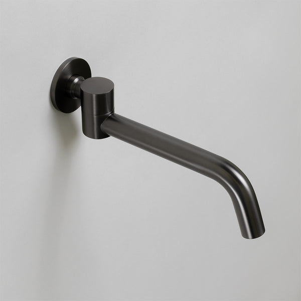 Alma Mira Brushed Gunmetal Swivel Wall Spout